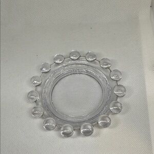 Imperial Glass Ashtray Candlewick Pattern Clear Vintage 4 Inches